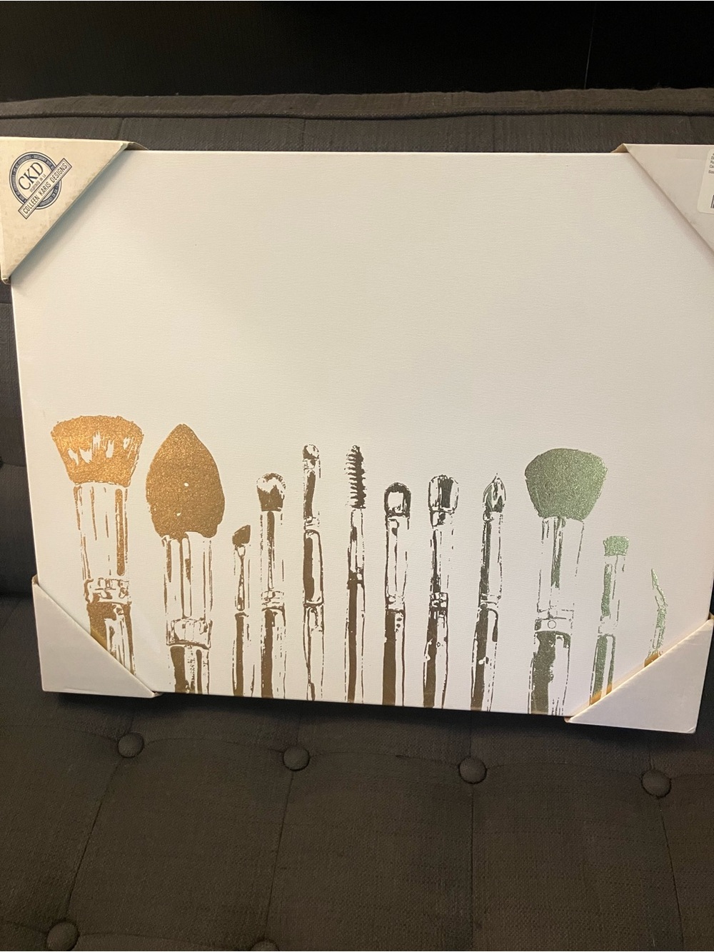 Colleen Karis Makeup Brush Canvas Wall Art
